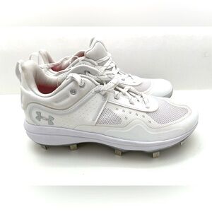Under Armour Mircotips Cleets White - NWOT Women’s Size 8.5